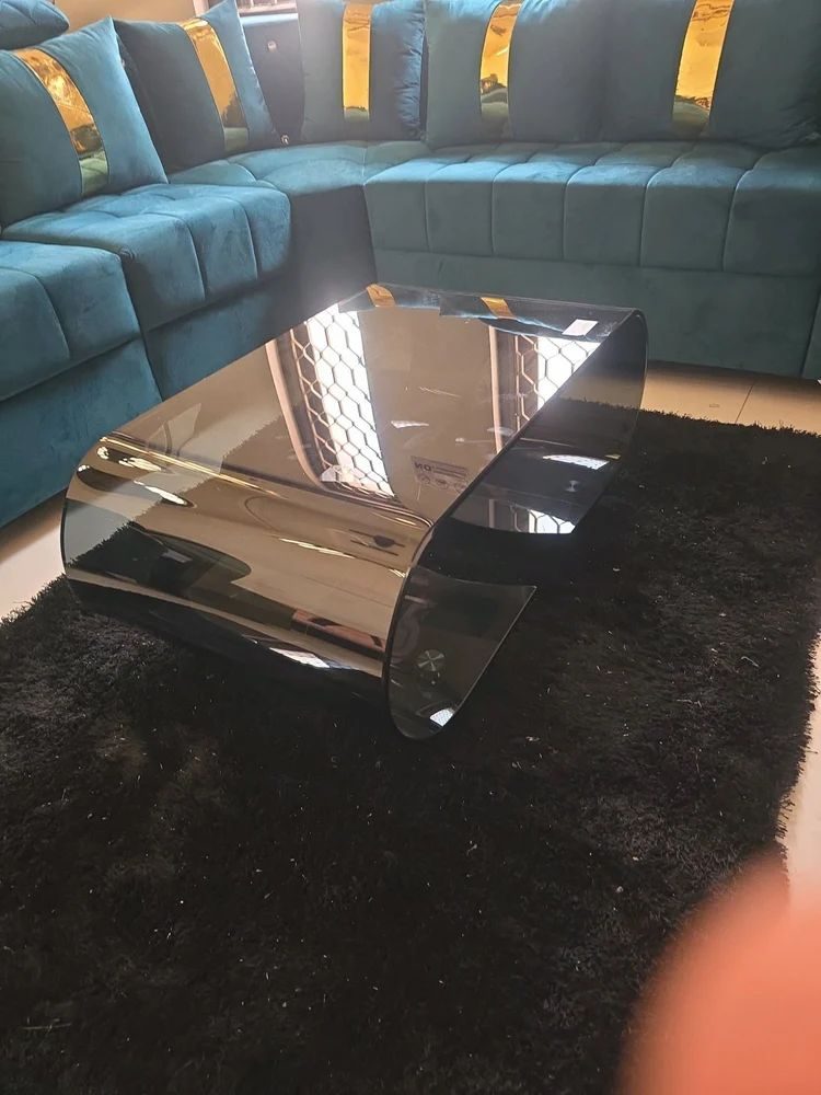 Teal L-Shape Sofa Set